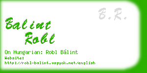 balint robl business card